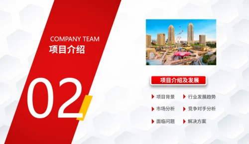 商务风项目融资计划书通用PPT模板
