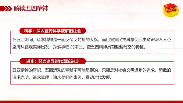 弘扬五四精神做新时代合格共青团员PPT模板