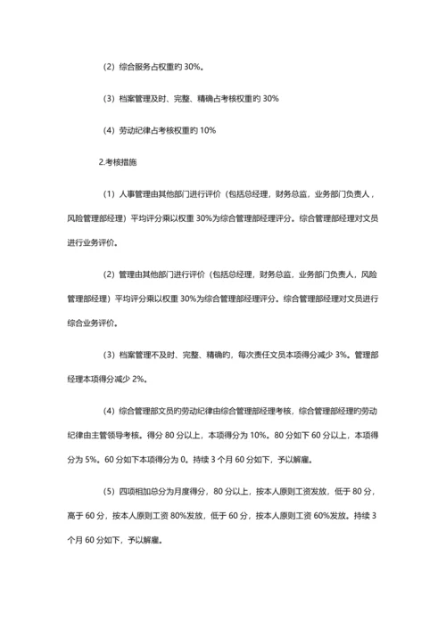 贷款业务部的绩效考核.docx