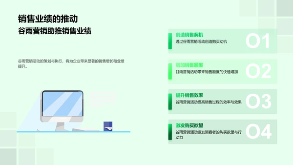 谷雨营销策略分享PPT模板