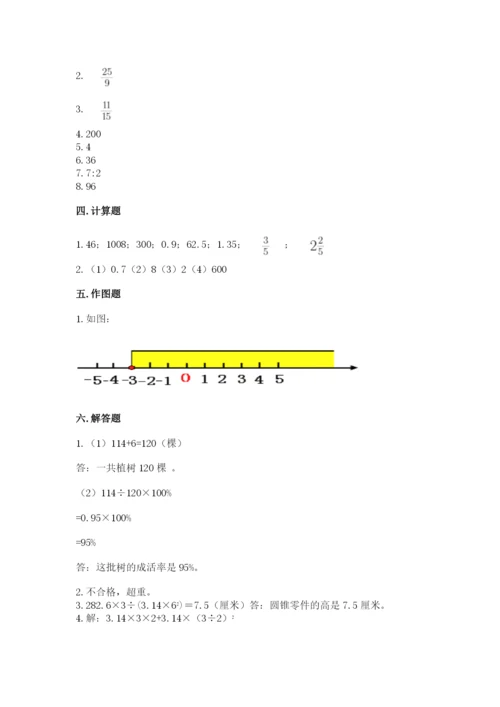 北京版六年级下册期末真题卷带答案（精练）.docx