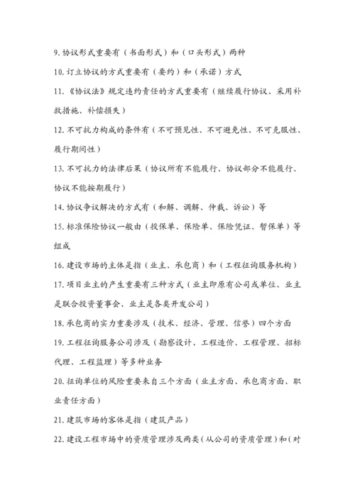 工程招标与合同管理重点.docx