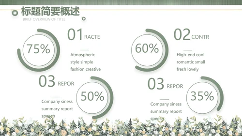绿色莫兰迪色婚礼婚庆策划动态PPT