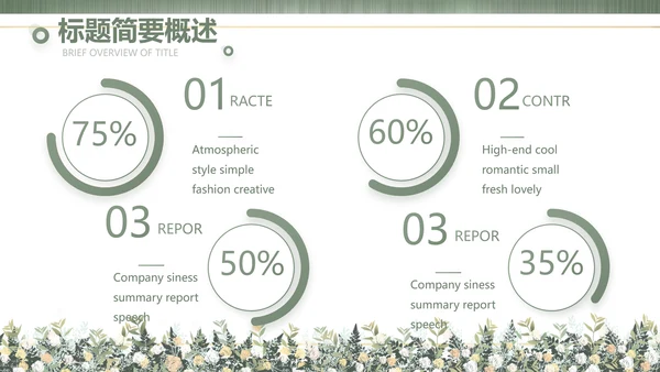 绿色莫兰迪色婚礼婚庆策划动态PPT