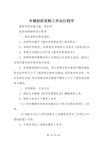 乡镇政府采购工作运行程序_1.docx