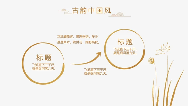 中式传统中国风家装室内装饰设计PPT