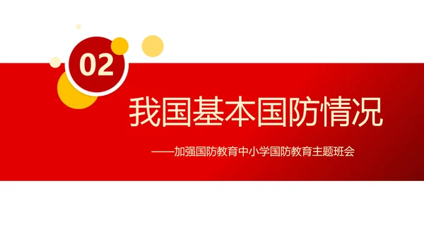 加强国防教育党政风党课PPT课件模板