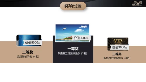 黑金高档金融商业活动策划执行方案PPT