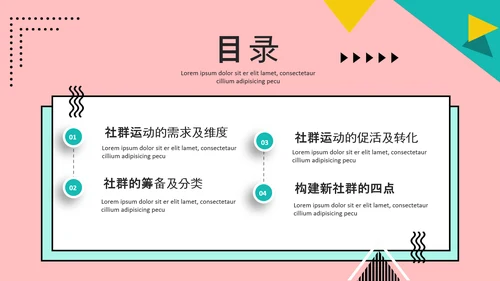 互联网时代社群运营玩法介绍PPT模板