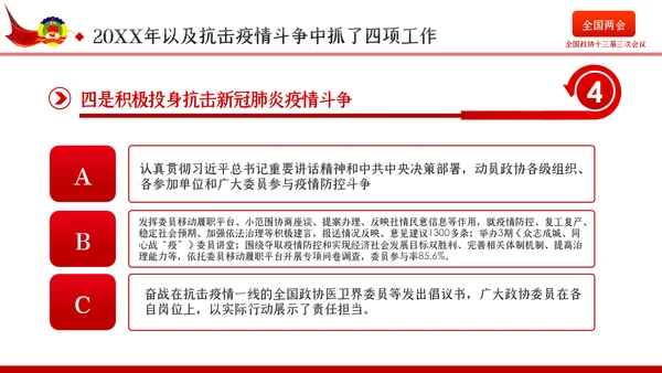全国两会政协会议工作报告学习解读党政党课PPT