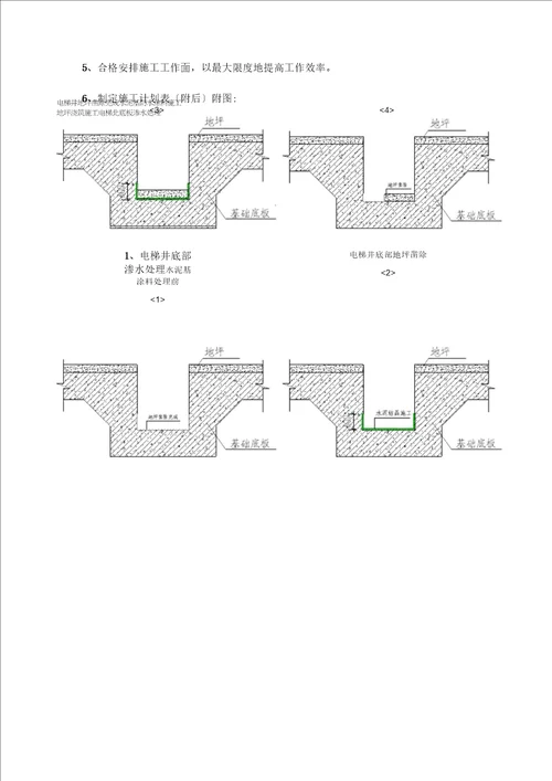 电梯井防水施工方案