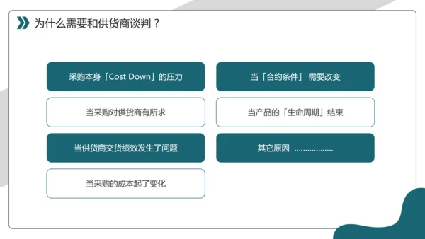 商务风采购议价谈判技巧课件PPT模板
