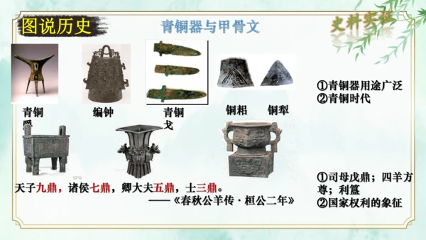 第二单元 夏商周时期：早期国家与社会变革 大单元复习课件