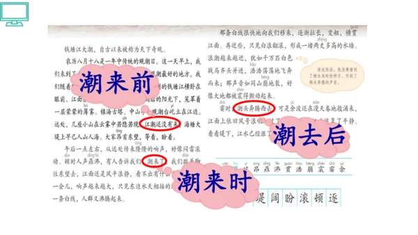 1 观潮 第一二课时    课件