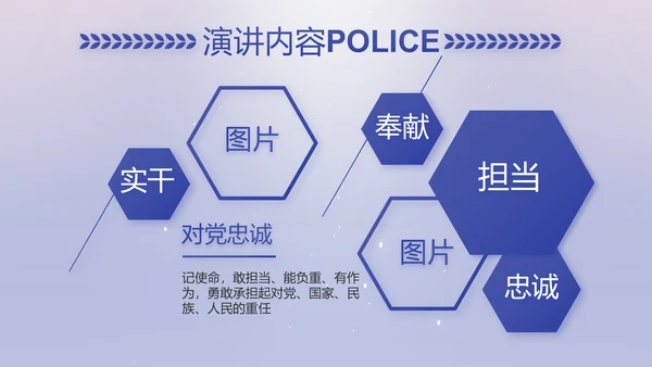 扫黑除恶专项斗争公安警察动态PPT模板