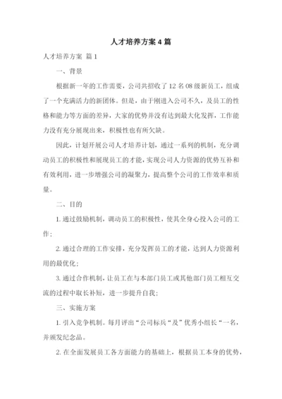 人才培养方案4篇.docx