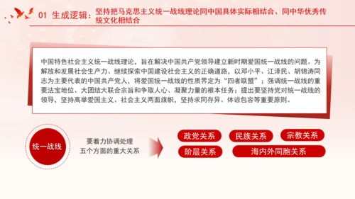 总书记关于做好新时代党的统一战线工作的重要思想的三重维度党课PPT