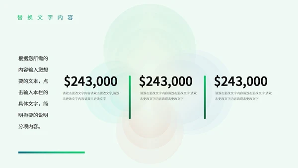 绿色小清新风总结汇报PPT模板