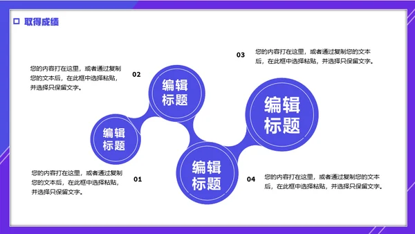简笔卡通风年终工作总结计划通用PPT模板