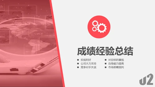 某产品市场部年度工作总结通用PPT模板