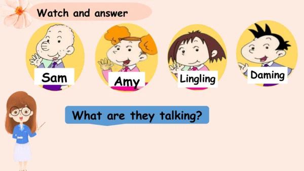 Module 1 Unit 1 I'm Sam 课件(共30张PPT)