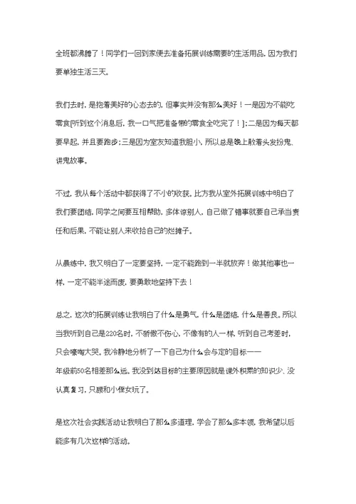 实用的社会实践作文汇编五篇