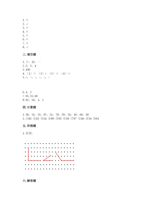 人教版二年级上册数学期中考试试卷附完整答案（夺冠系列）.docx