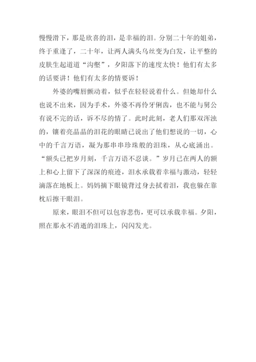 幸福的眼泪作文600字.docx