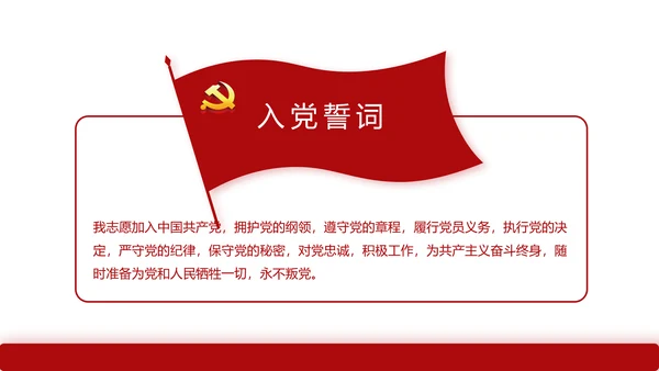 红色简约大气党建教育党支部工作总结动态PPT