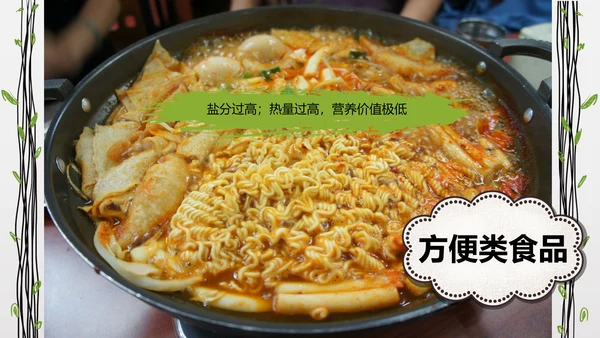 食品安全营养学饮食科普PPT模板