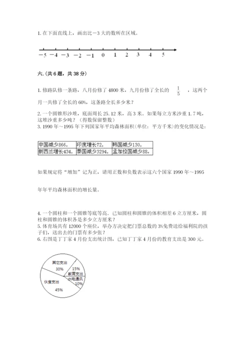 苏教版数学小升初模拟试卷精品【名师系列】.docx