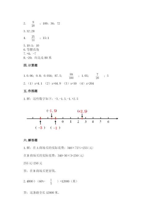 小学六年级下册数学期末卷精品【典型题】.docx