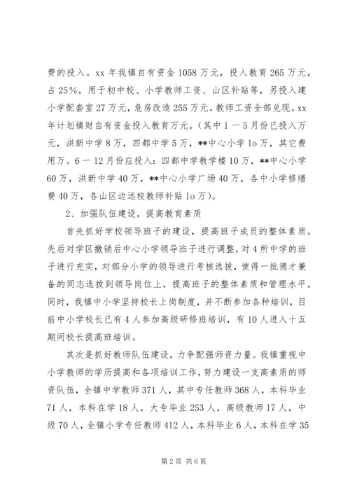 响水镇中学继续教育工作情况汇报 (2).docx