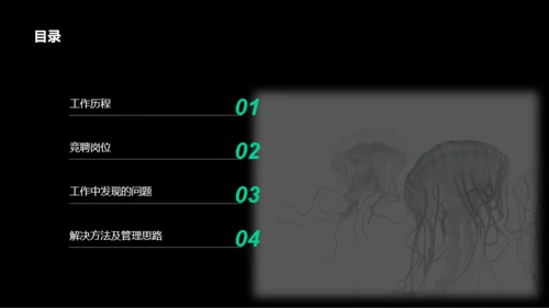 黑色商务风竞聘简历PPT案例