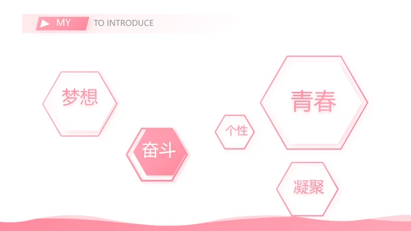 粉色小姐姐简历面试自我介绍岗位竞聘演讲PPT