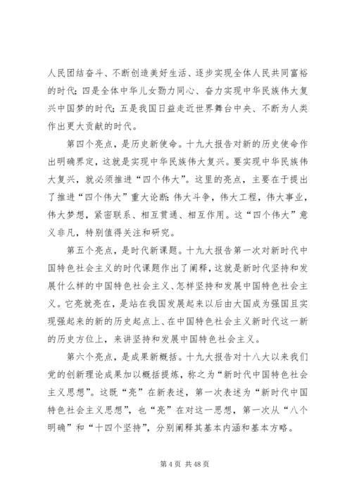 党的十九大精神专题党课十九大精神实质和核心要义.docx