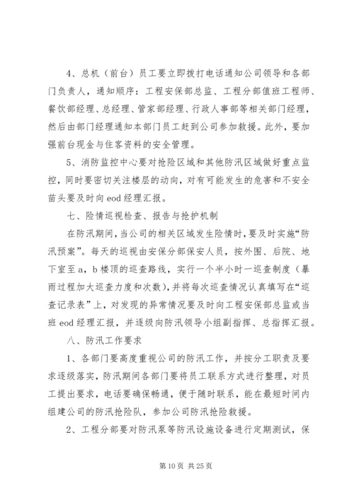 防汛工作应急预案 (2).docx