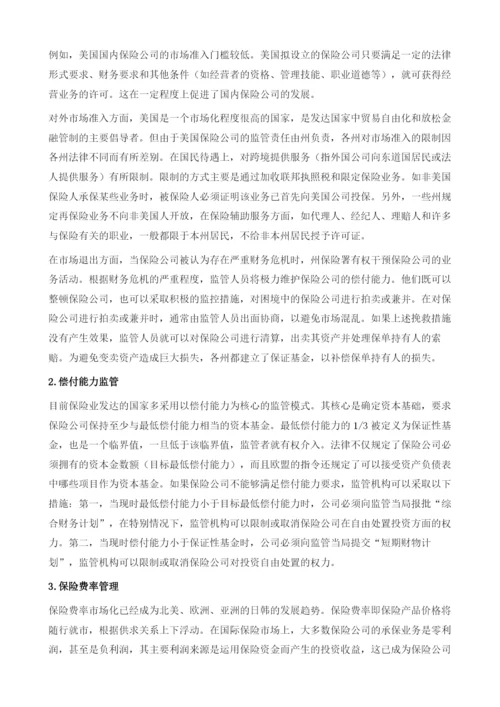 保险产业安全的国际竞争力分析.docx