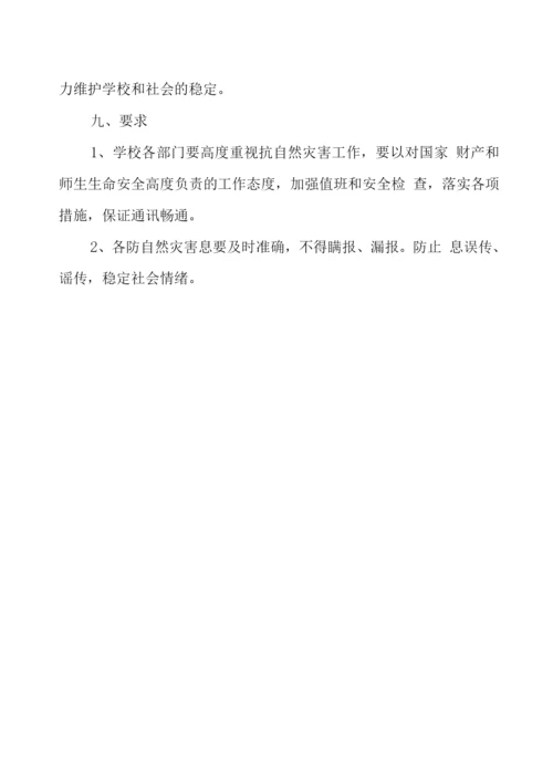 学校自然灾害突发事件应急预案.docx