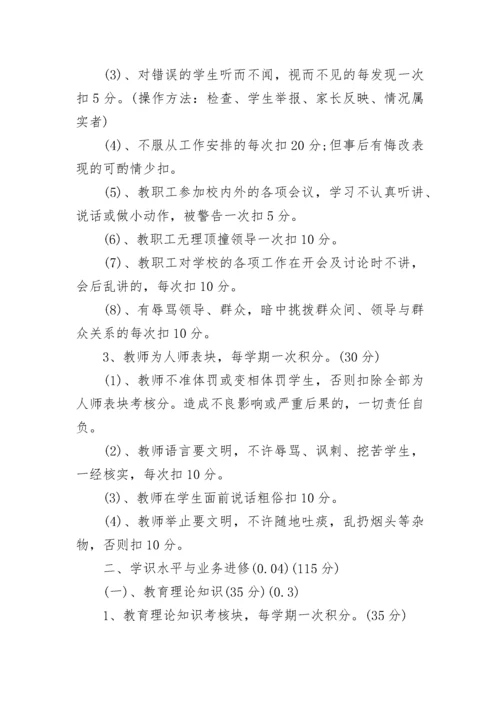 小学师德师风考核细则.docx