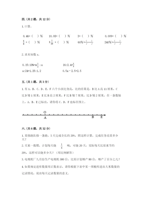 实用小学数学青岛版六年级下册期末测试卷【轻巧夺冠】.docx