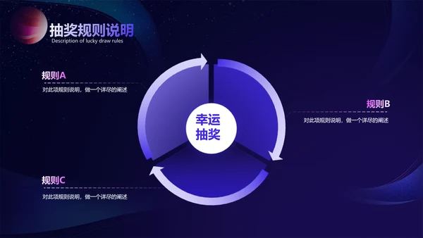 创意插画风紫色年终答谢会PPT