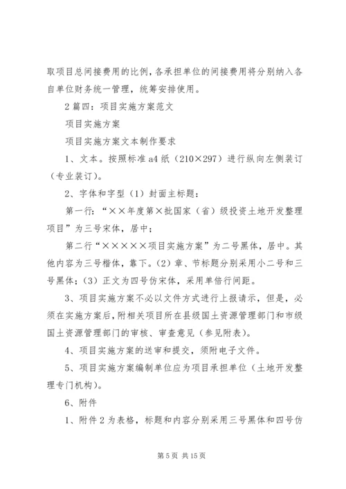 建设项目实施方案格式 (4).docx
