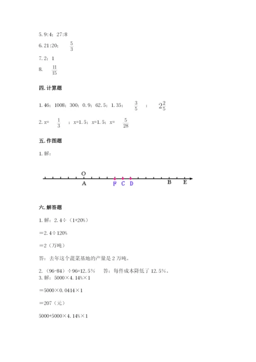 小升初六年级期末试卷（实用）.docx