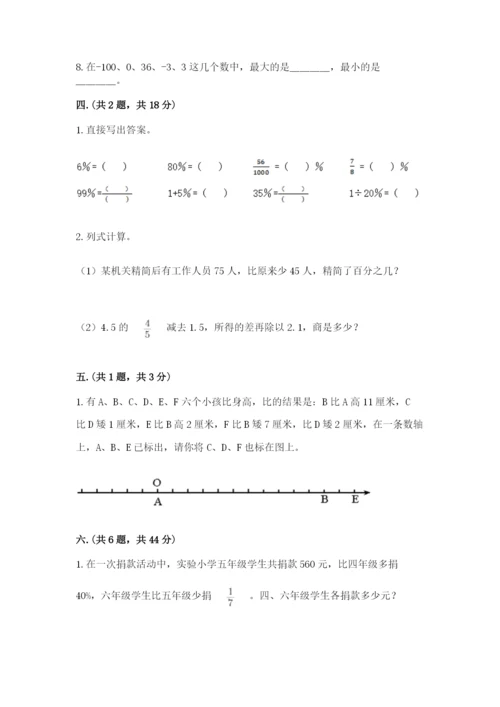 济南市外国语学校小升初数学试卷（巩固）.docx