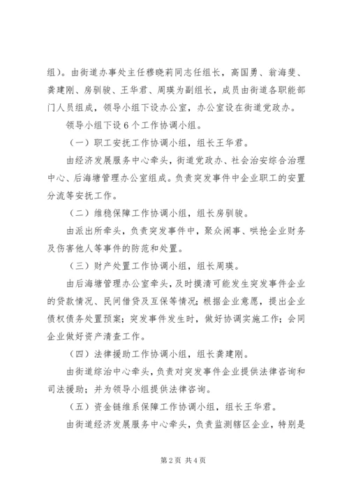 街道防范和应对金融危机应急处置预案 (4).docx