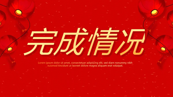 红色喜庆花灯节年终工作总结汇报商务通用PPT动态模板