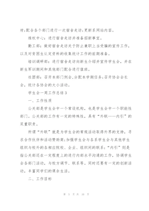 学生会一周工作总结5篇.docx