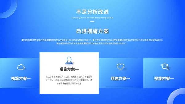 蓝色渐变科技风工作总结工作汇报ppt模板