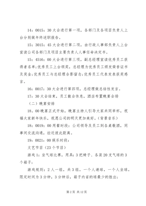 公司内部会议议程范文.docx